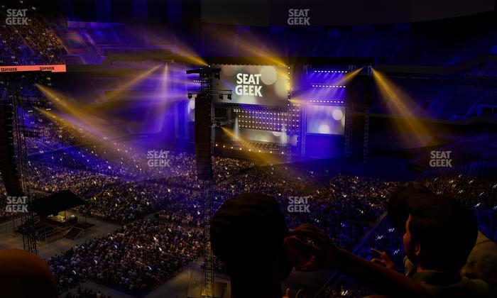 Caesars Superdome - Section 555 Sro Seat View