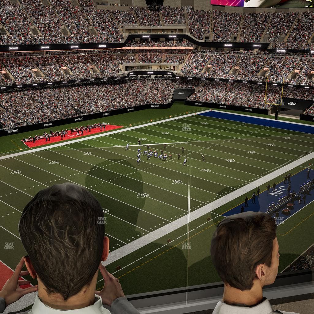 Caesars Superdome - Section 555 Sro Seat View