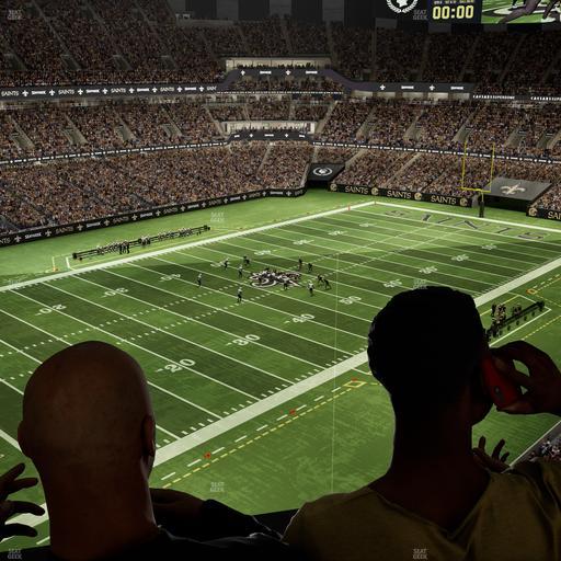 Caesars Superdome - Section 555 Sro Seat View
