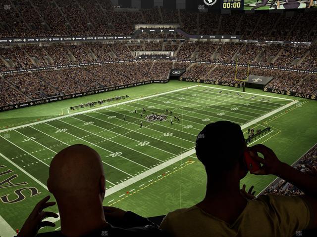 Caesars Superdome - Section 555 Sro Seat View