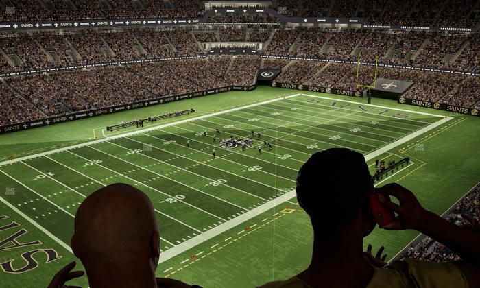 Caesars Superdome - Section 555 Sro Seat View