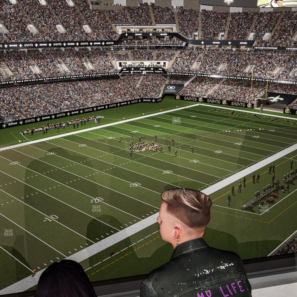 Caesars Superdome - Section 555 Sro Seat View