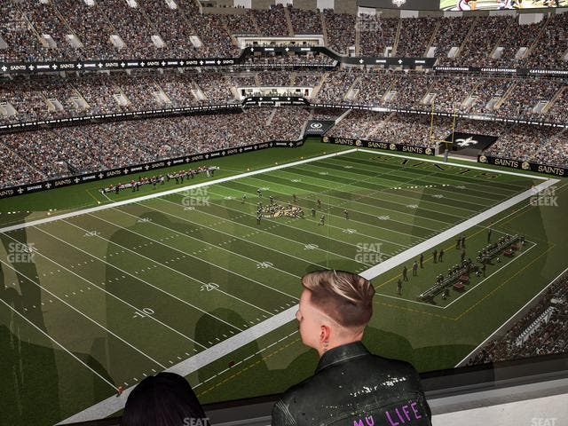Caesars Superdome - Section 555 Sro Seat View