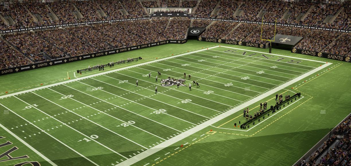 Caesars Superdome - Section 555 Wc Seat View