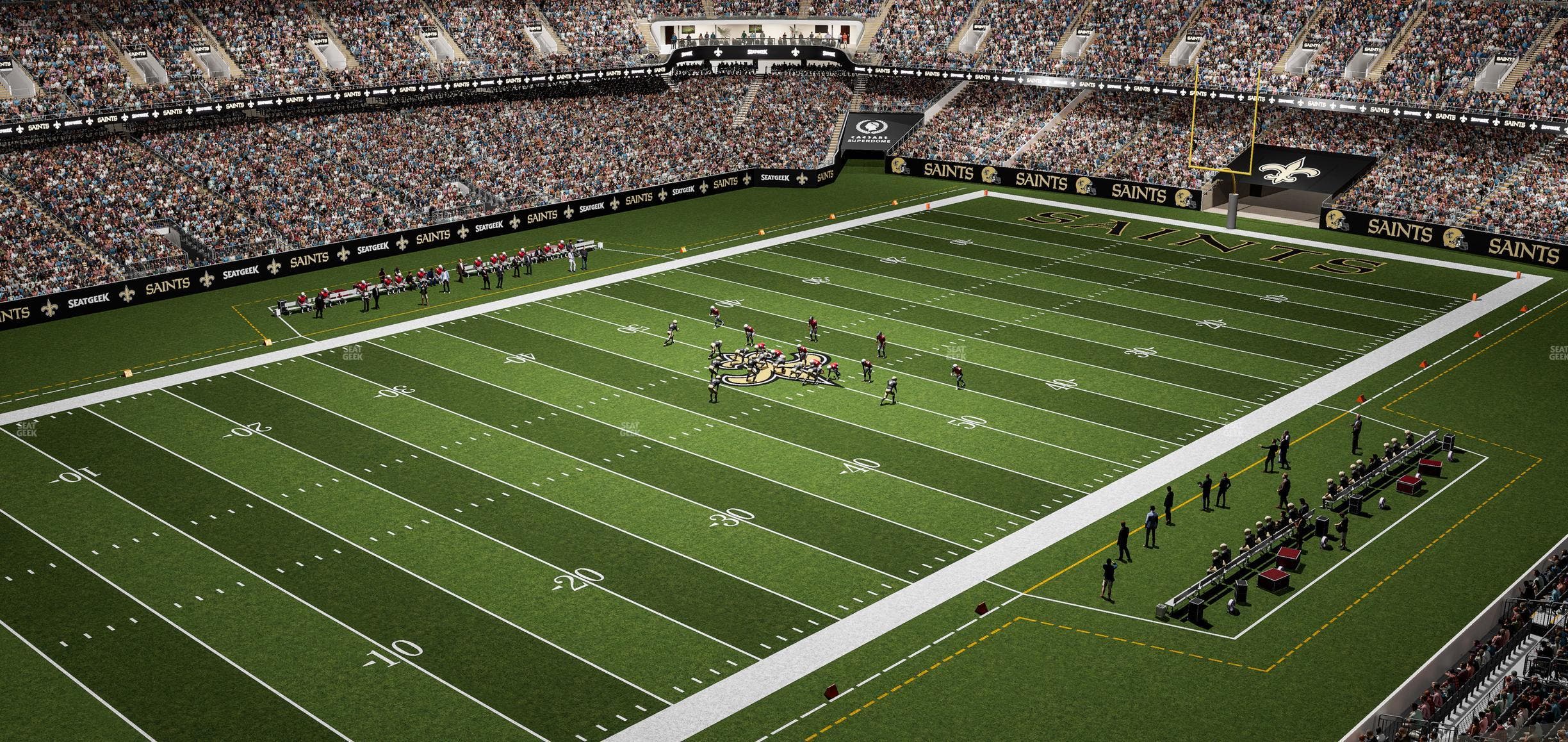 Caesars Superdome - Section 555 Wc Seat View