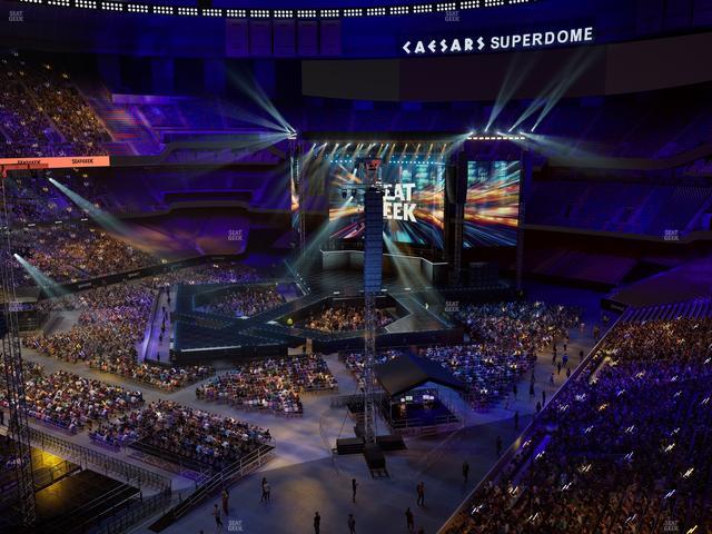 Caesars Superdome - Section 555 Wc Seat View