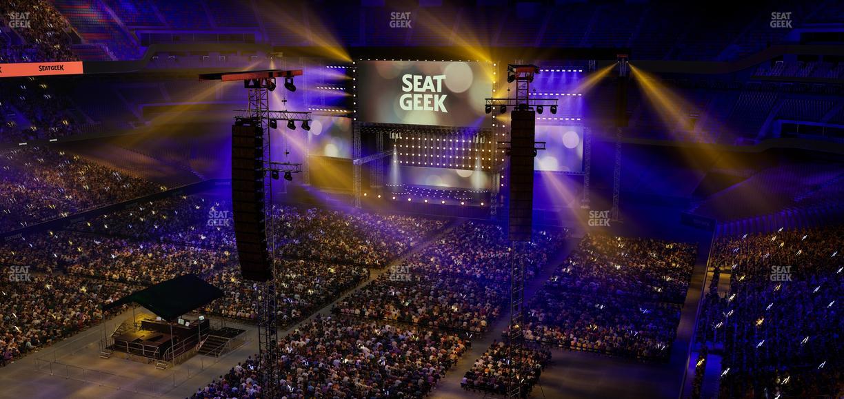 Caesars Superdome - Section 557 Seat View