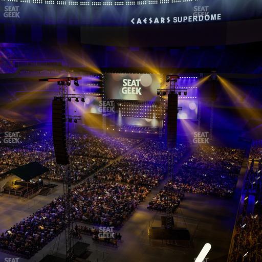 Caesars Superdome - Section 557 Seat View