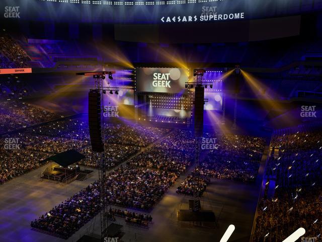 Caesars Superdome - Section 557 Seat View Caesars Superdome - Section 557 Seat View