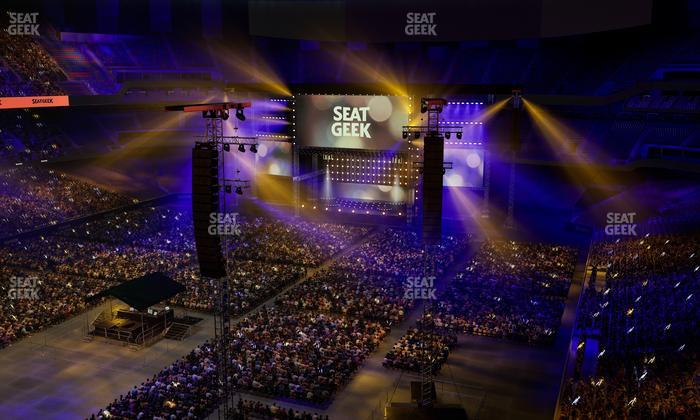 Caesars Superdome - Section 557 Seat View