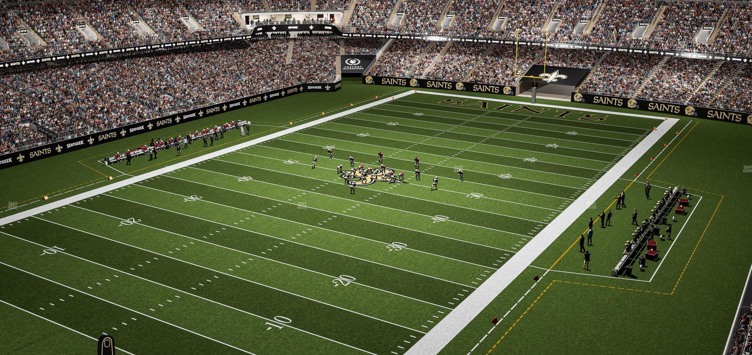 Caesars Superdome - Section 557 Seat View