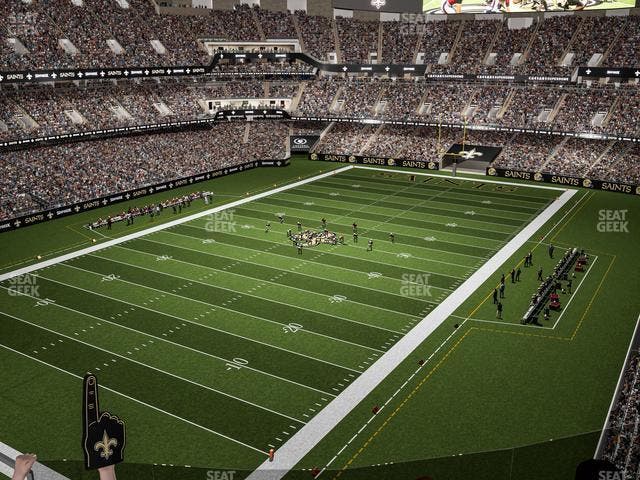 Caesars Superdome - Section 557 Seat View