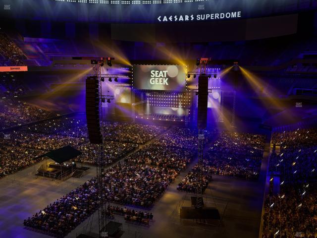 Caesars Superdome - Section 557 Seat View