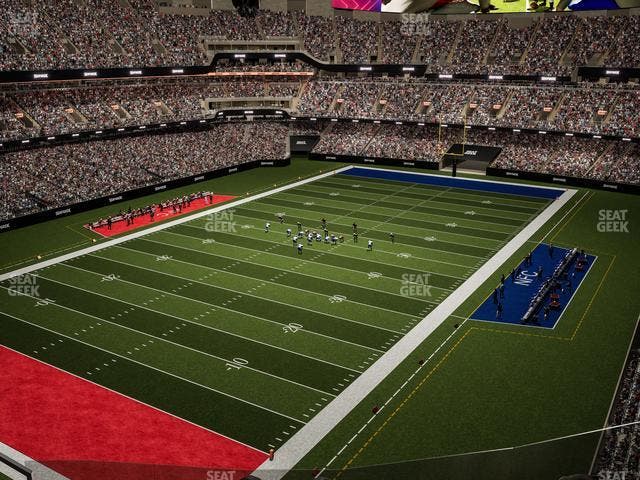 Caesars Superdome - Section 557 Seat View