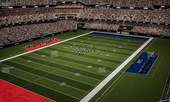 Caesars Superdome - Section 557 Seat View