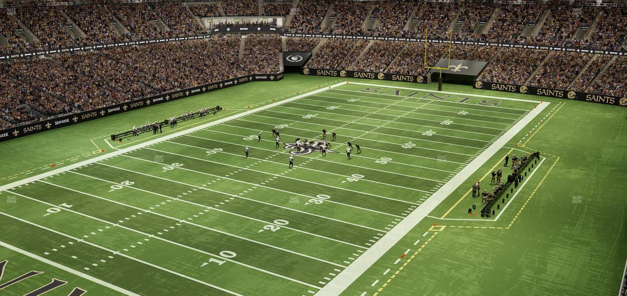 Caesars Superdome - Section 557 Seat View
