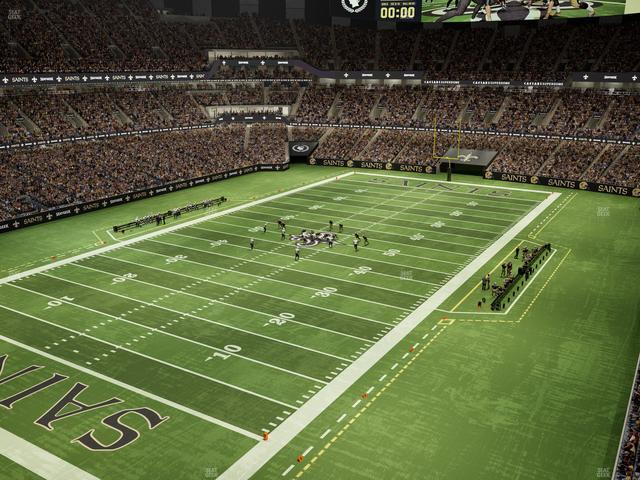 Caesars Superdome - Section 557 Seat View