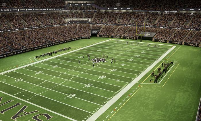 Caesars Superdome - Section 557 Seat View