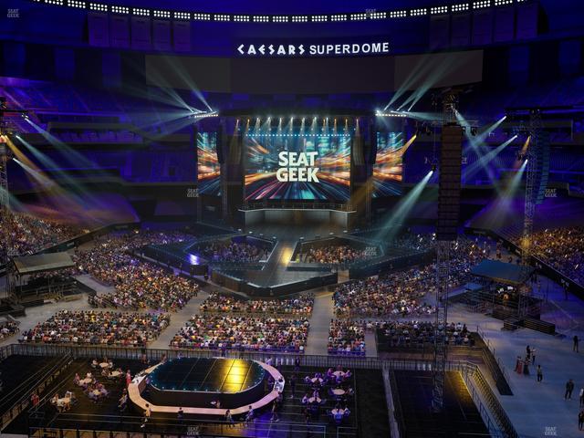 Caesars Superdome - Section 559 Seat View