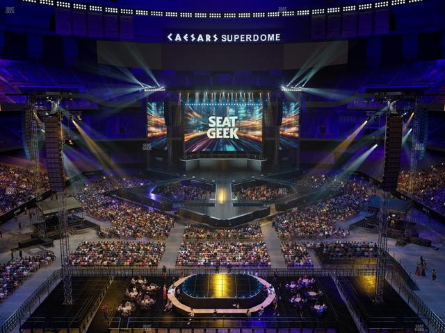 Caesars Superdome - Section 601 Seat View