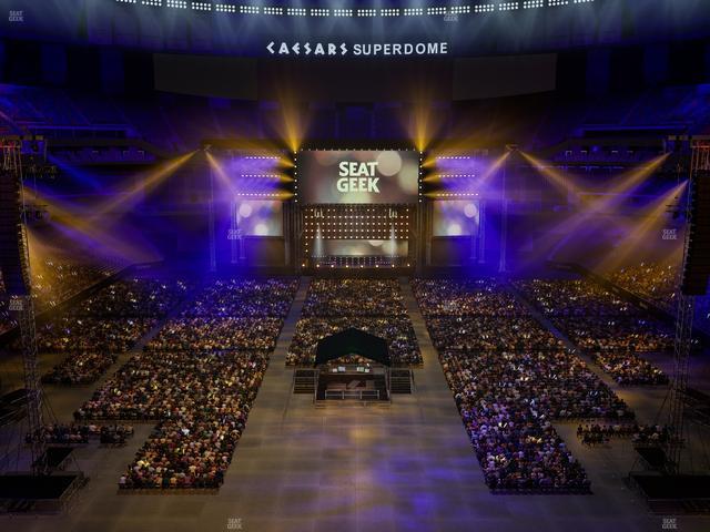 Caesars Superdome - Section 601 Seat View
