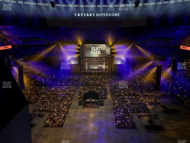 Caesars Superdome - Section 601 Seat View Caesars Superdome - Section 601 Seat View