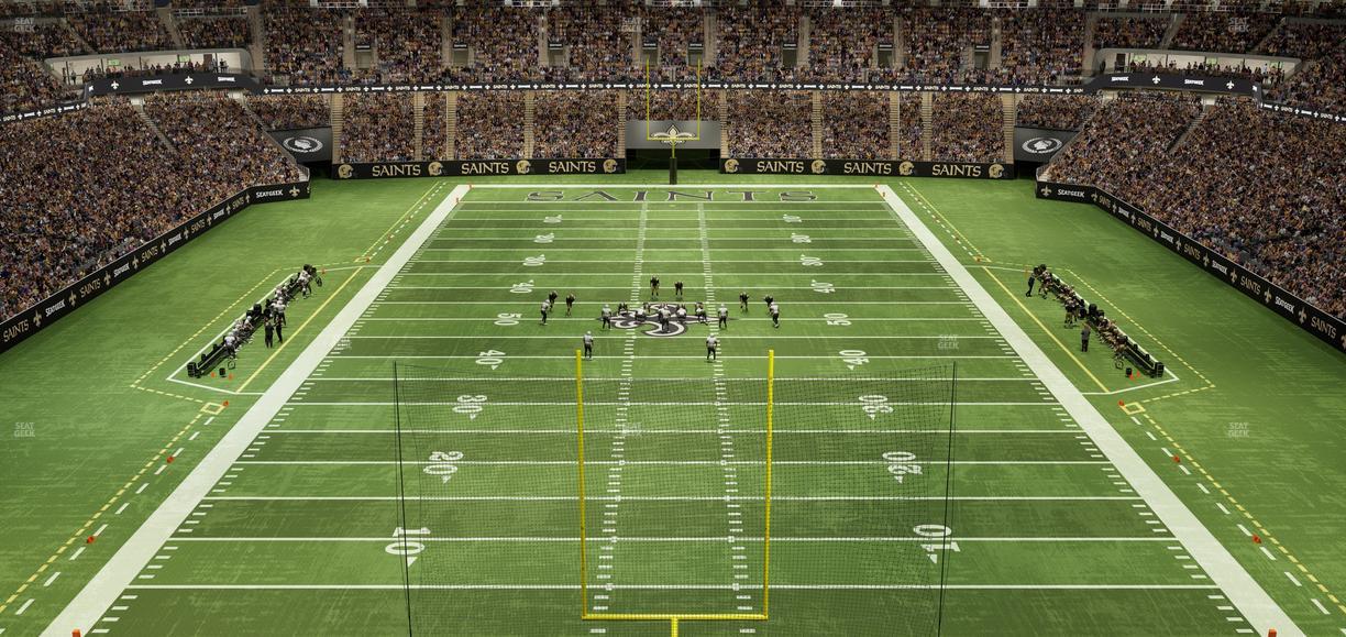 Caesars Superdome - Section 601 Seat View
