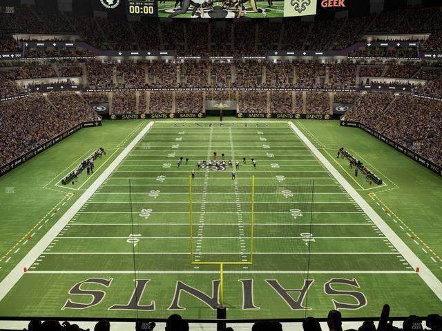 Caesars Superdome - Section 601 Seat View
