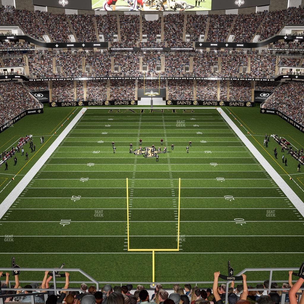 Caesars Superdome - Section 601 Seat View