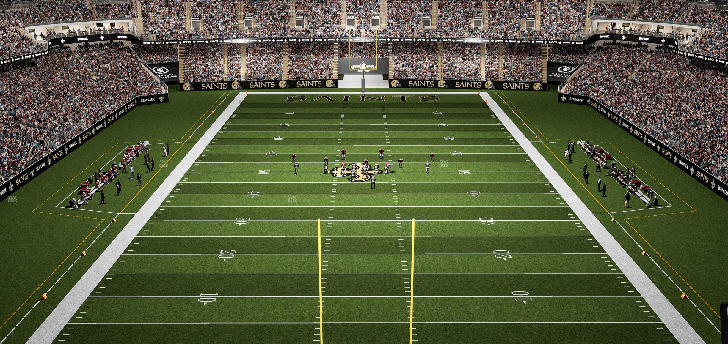 Caesars Superdome - Section 601 Seat View