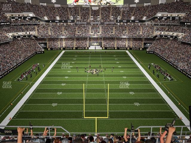 Caesars Superdome - Section 601 Seat View