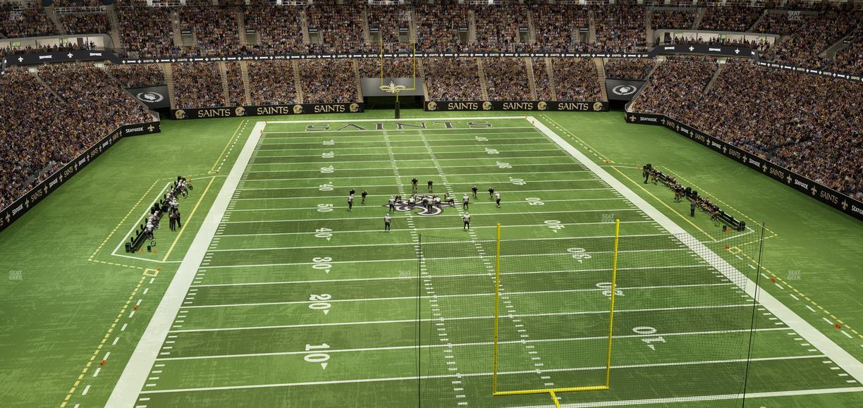 Caesars Superdome - Section 602 Seat View