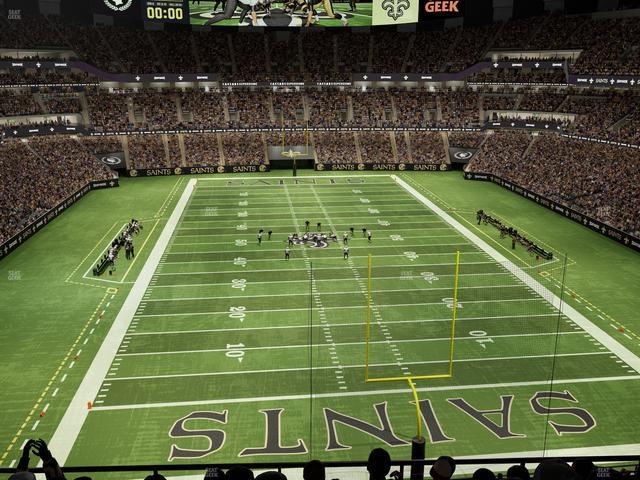 Caesars Superdome - Section 602 Seat View