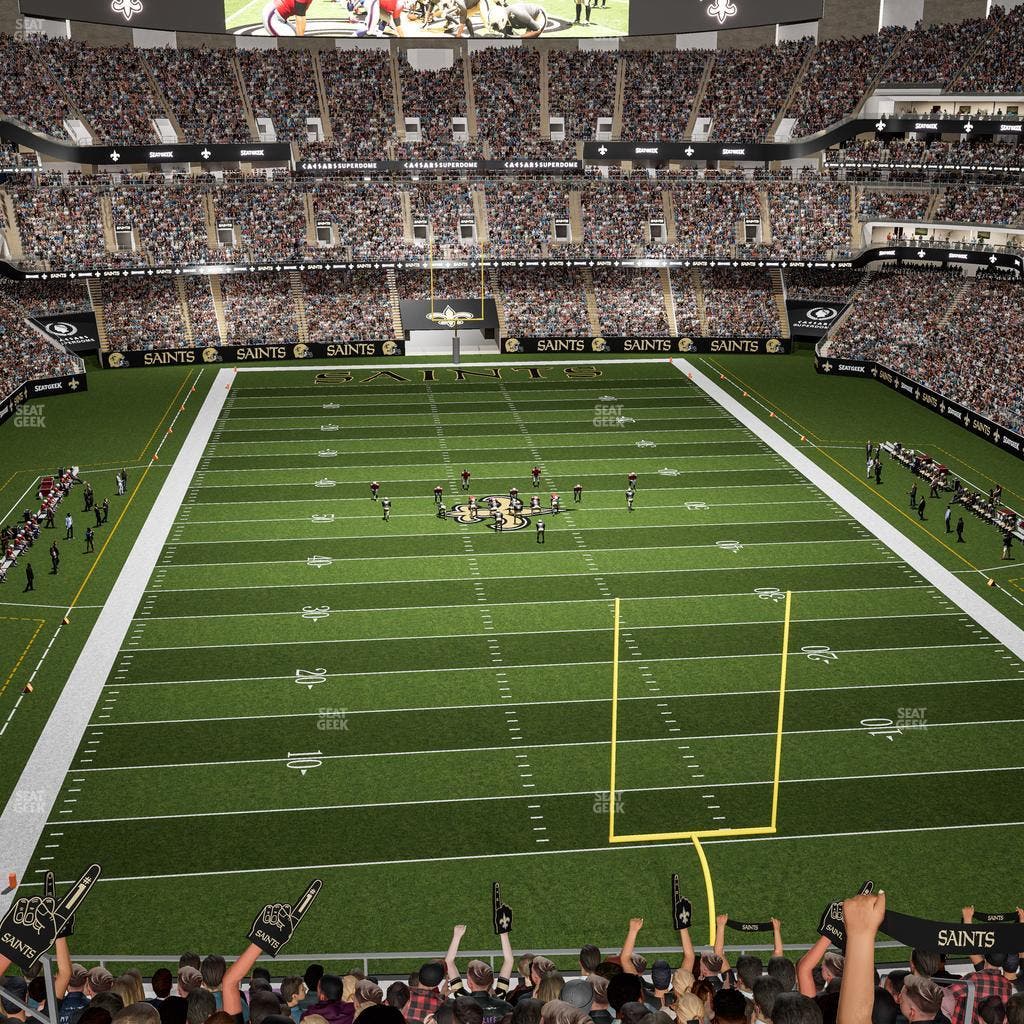 Caesars Superdome - Section 602 Seat View