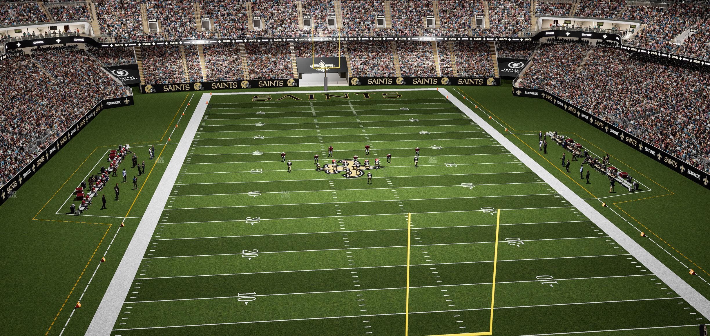 Caesars Superdome - Section 602 Seat View