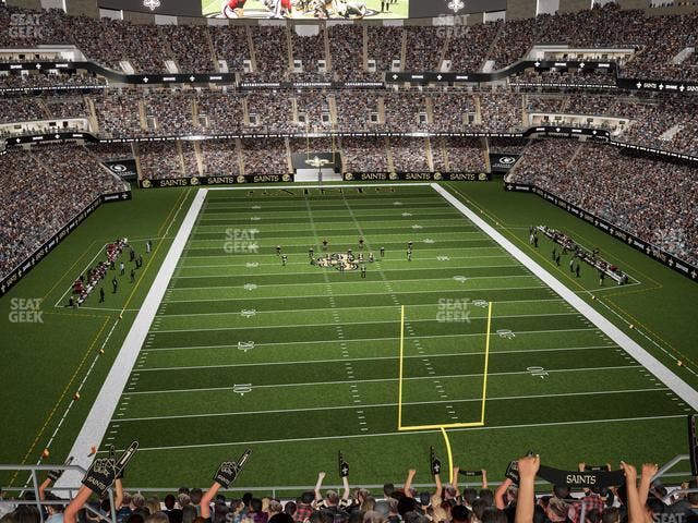 Caesars Superdome - Section 602 Seat View