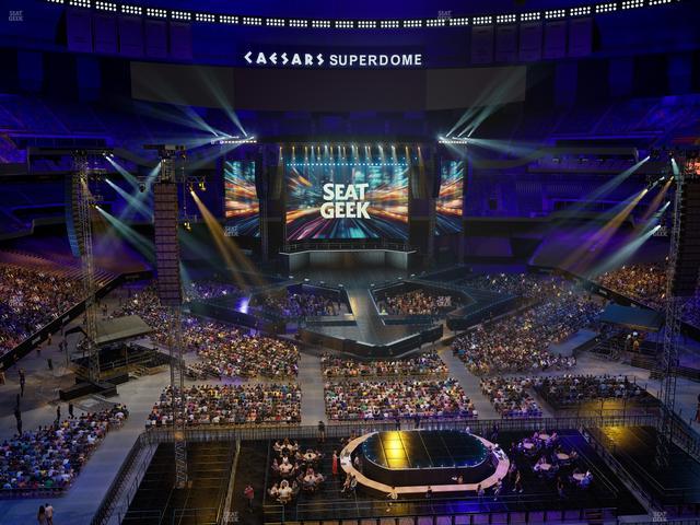 Caesars Superdome - Section 602 Seat View