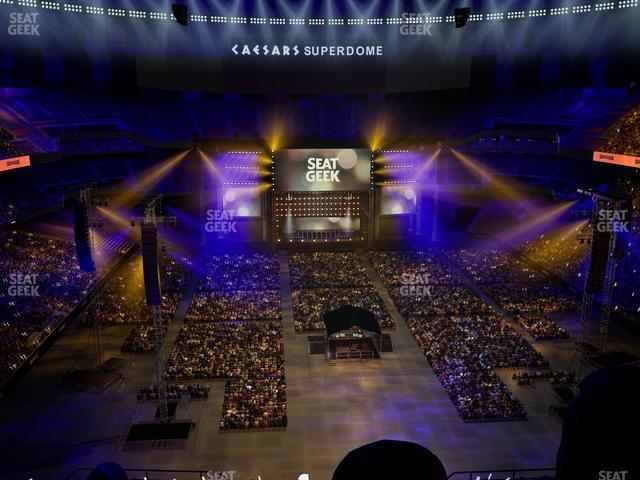 Caesars Superdome - Section 602 Seat View Caesars Superdome - Section 602 Seat View
