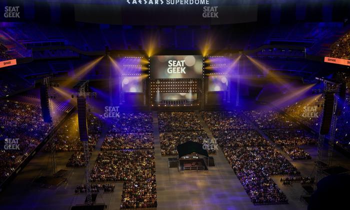 Caesars Superdome - Section 602 Seat View