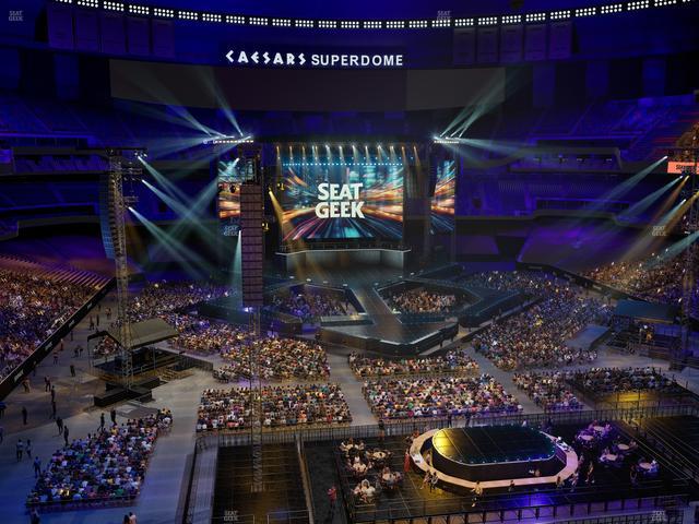Caesars Superdome - Section 603 Seat View