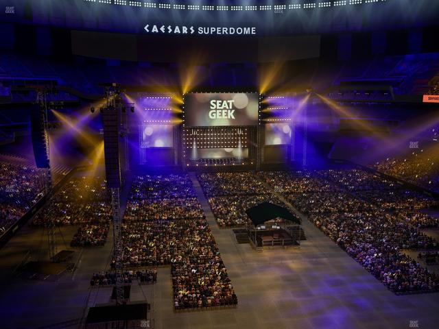 Caesars Superdome - Section 603 Seat View