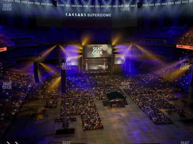Caesars Superdome - Section 603 Seat View Caesars Superdome - Section 603 Seat View