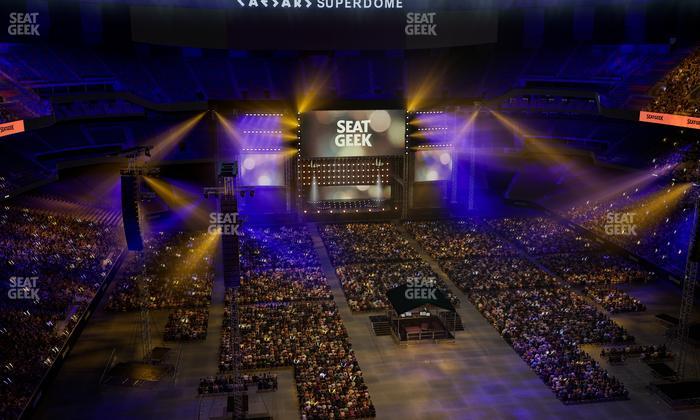 Caesars Superdome - Section 603 Seat View