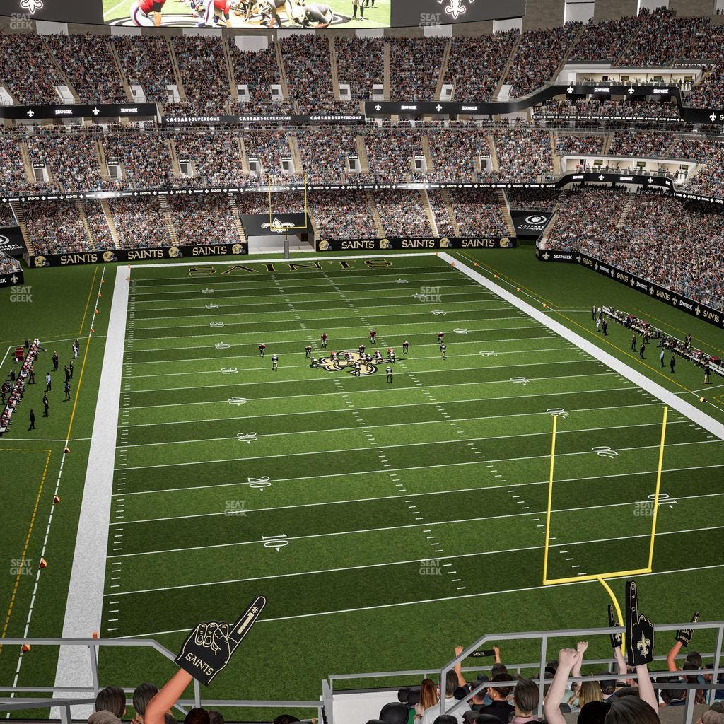 Caesars Superdome - Section 603 Seat View