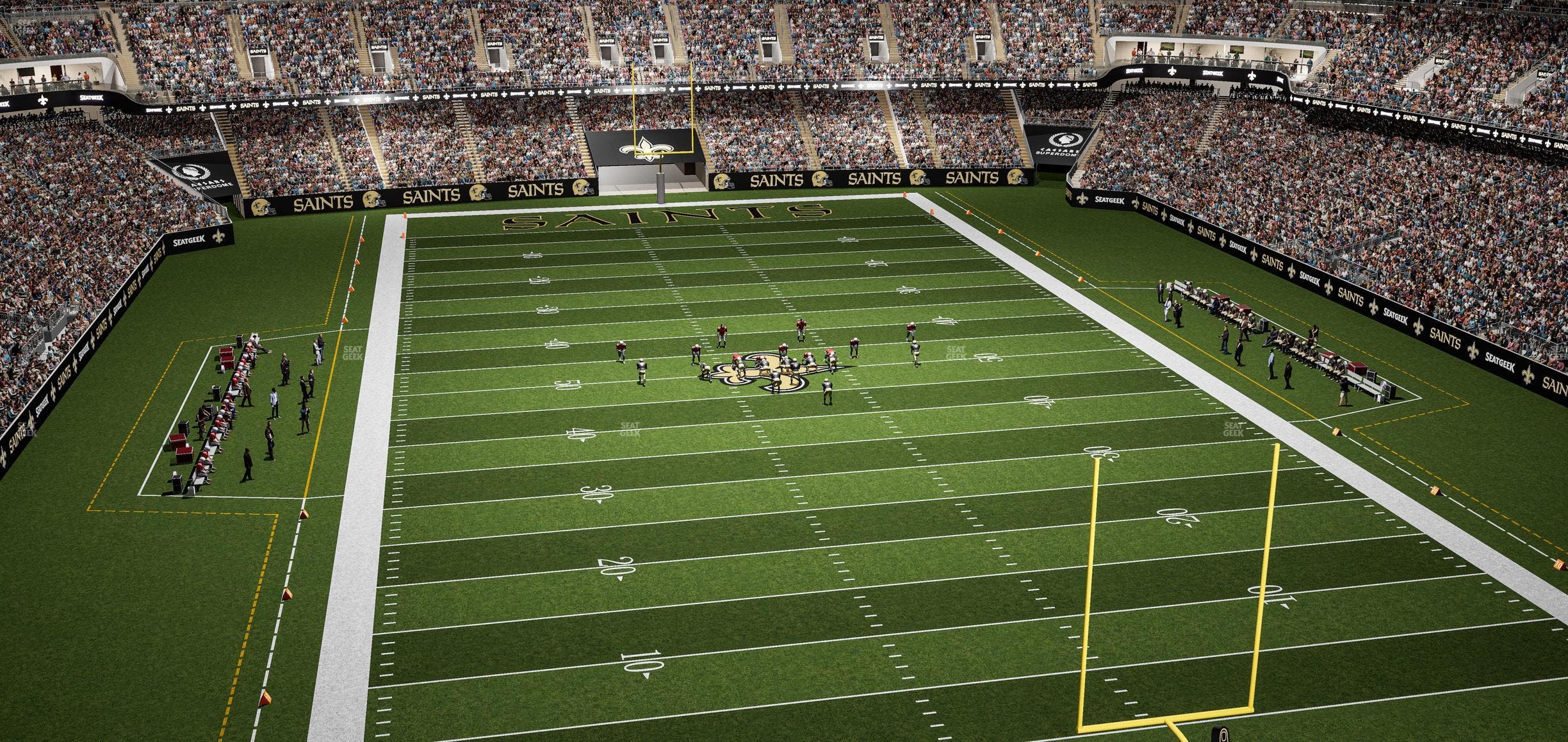 Caesars Superdome - Section 603 Seat View