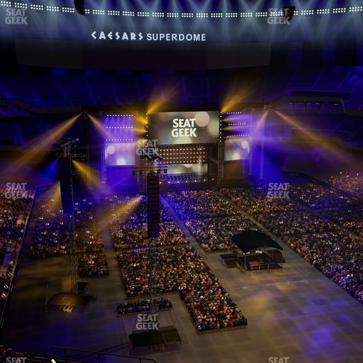 Caesars Superdome - Section 604 Seat View