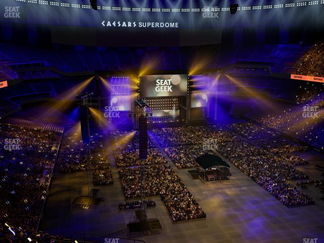Caesars Superdome - Section 604 Seat View Caesars Superdome - Section 604 Seat View