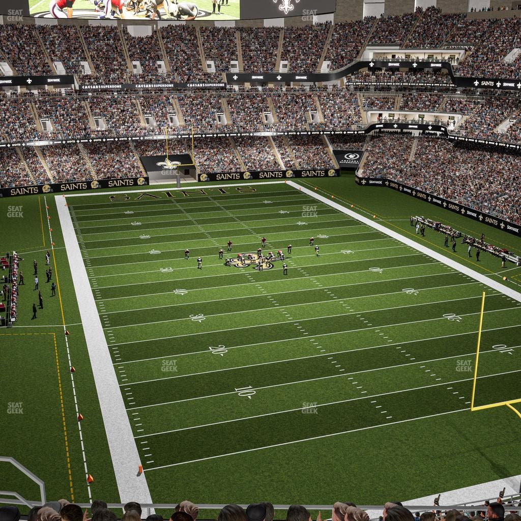 Caesars Superdome - Section 604 Seat View