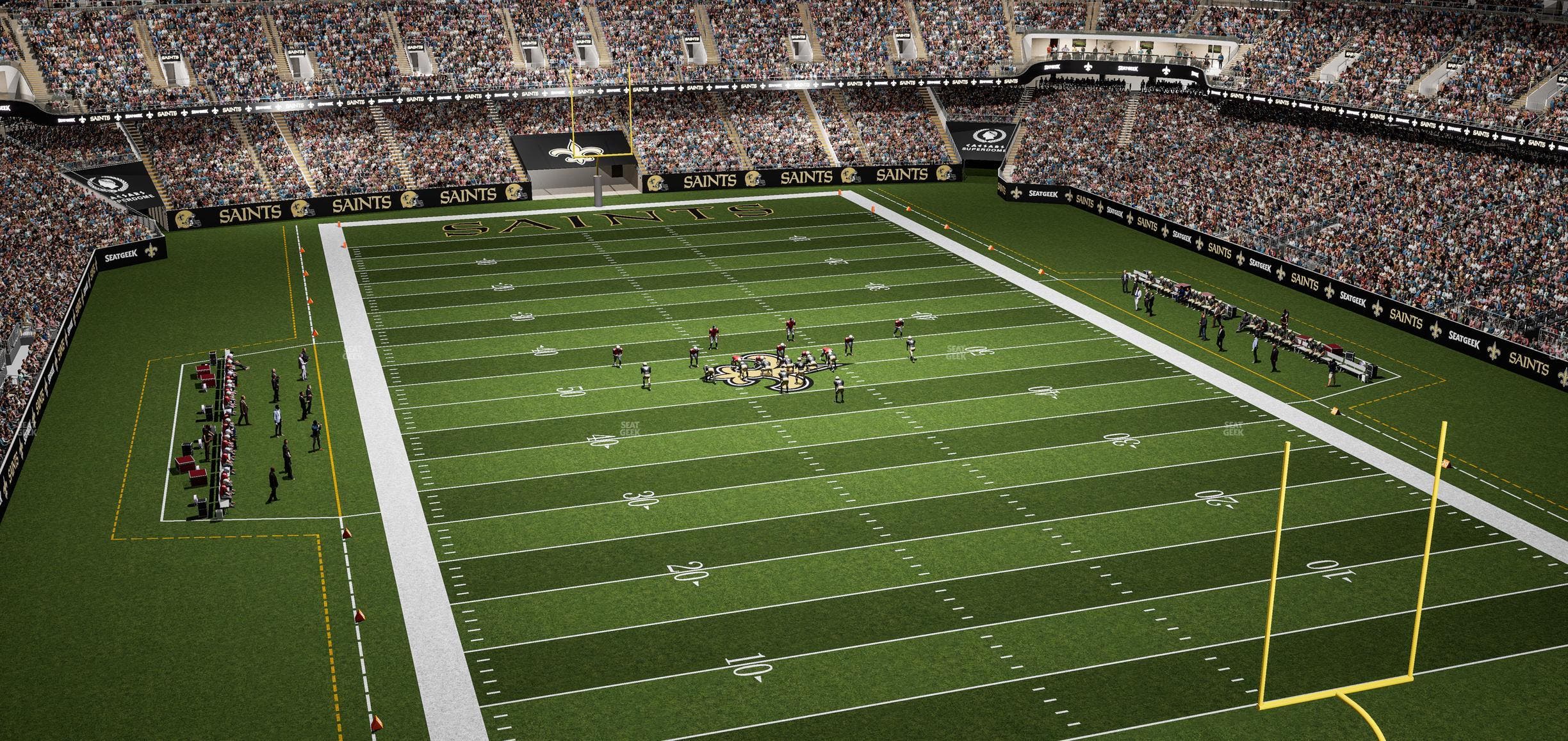 Caesars Superdome - Section 604 Seat View
