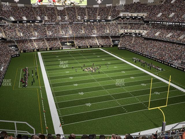 Caesars Superdome - Section 604 Seat View